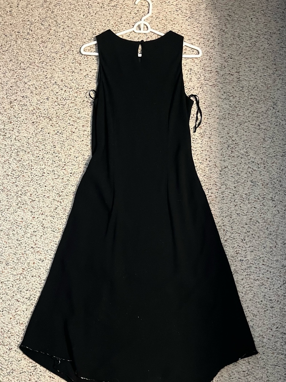 Jones New York Classic Black Sleeveless A-Line Dress